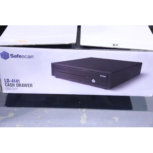 67 - Safescan cash drawer LD-4141. Not available for in-house P&P