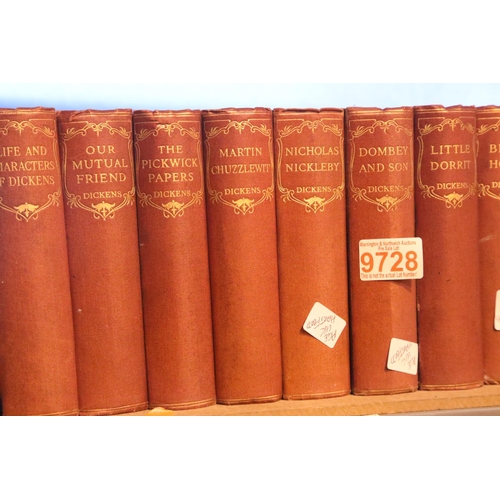 218 - Quantity of Charles Dickens novels. Not available for in-house P&P