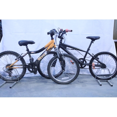 52 - Two children's bikes including Raleigh Triumph Viper 20. Not available for in-house P&P