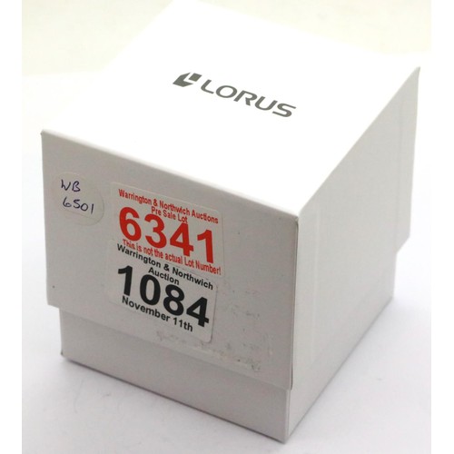 1084 - Gents new boxed Lorus calendar wristwatch. P&P Group 1 (£14+VAT for the first lot and £1+VAT for sub... 