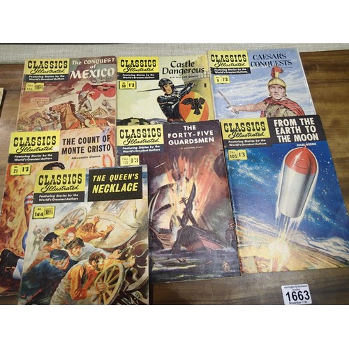 1585 - Thirty Classics Illustrated comics from the late 1950s, HRN115 to HRN169. P&P Group 3 (£25+VAT for t... 