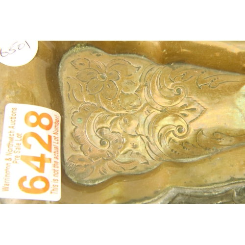 1357 - Copper and pewter Art Nouveau pen tray, 25 x 11 cm. P&P Group 1 (£14+VAT for the first lot and £1+VA... 