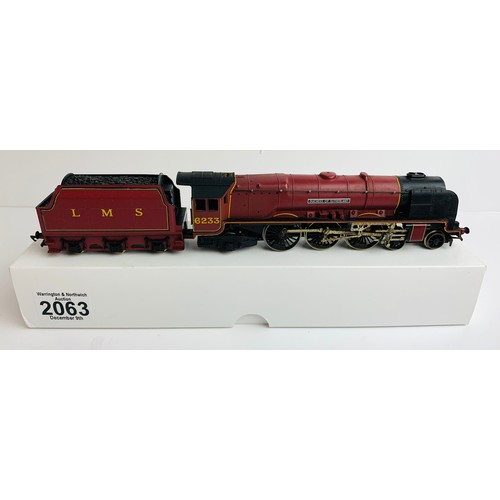 2063 - Hornby OO LMS Crimson 6233 'Duchess of Sutherland' Loco - In Plain White Box P&P Group 1 (£14+VAT fo... 