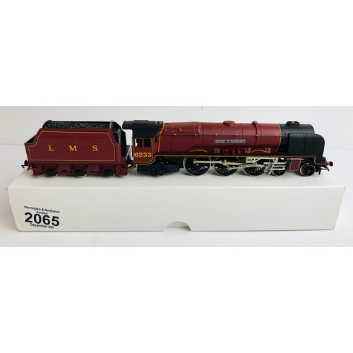 2065 - Hornby OO LMS Crimson 6233 'Duchess of Sutherland' Loco - In Plain White Box P&P Group 1 (£14+VAT fo... 