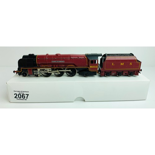 2067 - Hornby OO LMS Crimson 6233 'Duchess of Sutherland' Loco - In Plain White Box P&P Group 1 (£14+VAT fo... 