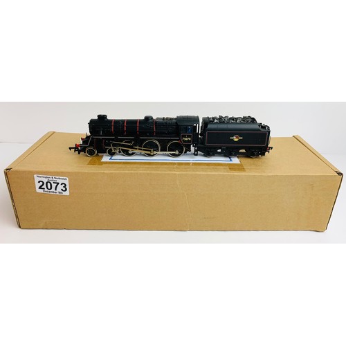 2073 - Bachmann OO Gauge BR Class 4 Black Standard 4-6-0 P&P Group 1 (£14+VAT for the first lot and £1+VAT ... 