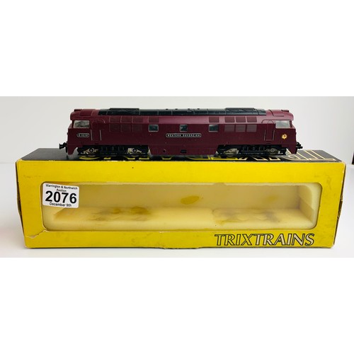 2076 - Trix Trains OO 'Western Sovereign' BR Loco - Boxed P&P Group 1 (£14+VAT for the first lot and £1+VAT... 