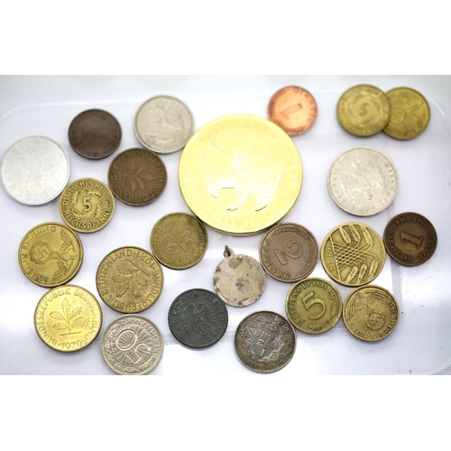 1238 - German 19th and 20th century coins including silver examples. P&P Group 1 (£14+VAT for the first lot... 