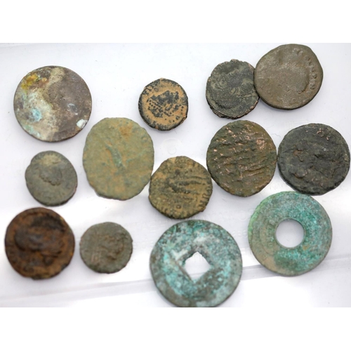 1240 - Thirteen Roman and other early provincial coins. P&P Group 1 (£14+VAT for the first lot and £1+VAT f... 