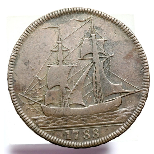 1218 - 1788 John Wilkinson Iron Master large copper token. P&P Group 1 (£14+VAT for the first lot and £1+VA... 