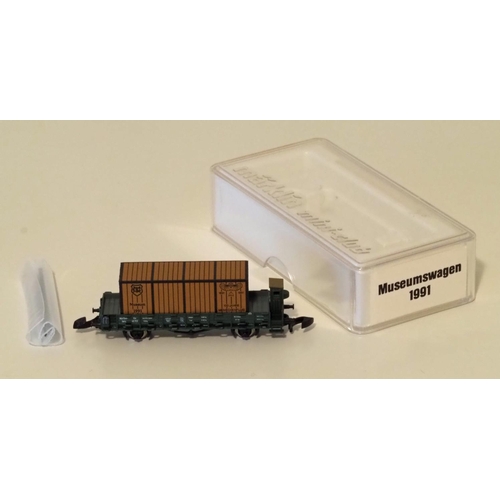 メルクリン märklin mini-club 1991年　ALPHA 　白箱 Marklin mini-club Z-scale 80002 Museum wagon 1991, new in original