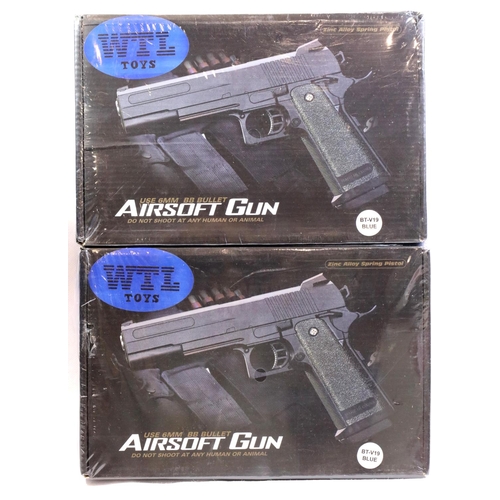 1283 - Two airsoft BB air pistols. P&P group 2 (£18+ VAT for the first lot and £3+ VAT for subsequent lots)