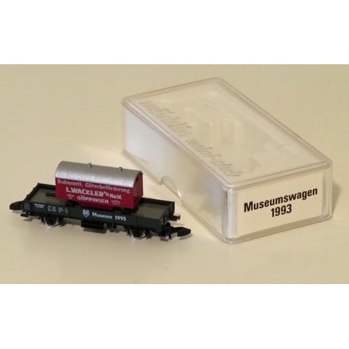 2299 - Marklin mini-club Z-scale 80004 Museum wagon 1993, new in original box. Hard-to-find collectors mode... 