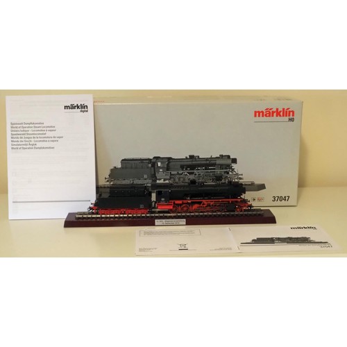 2300 - Marklin H0 3-rail Digital 37047 DB Class 054 steam loco, heavy metal, with MFX-plus decoder and cab ... 