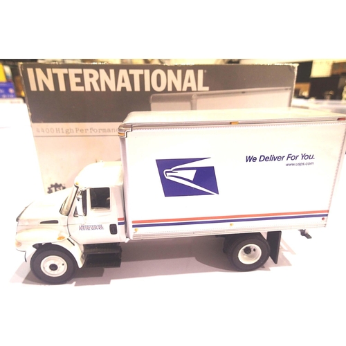 2219 - First Gear 1:34 scale International 4400 high performance truck, United States Postal Service. P&P G... 