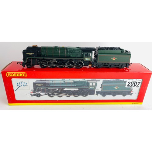 2007 - Hornby OO Gauge 9F Evening Star Boxed P&P Group 1 (£14+VAT for the first lot and £1+VAT for subseque... 