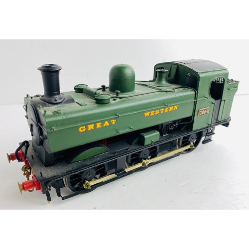 2043 - Finescale Kit Built O Gauge Pannier Tank GWR Loco  - Finished & Painted to a High Standard  P&P Grou... 