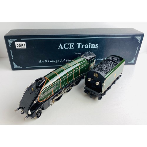 2051 - Ace Trains O Gauge Sir Nigel Gresley BR 60007 Class A4 Boxed  P&P Group 2 (£18+VAT for the first lot... 