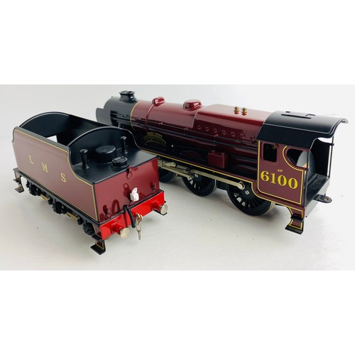 2057 - Bassett Lowke O Gauge BL99016 Royal Scot 6100 LMS Crimson Boxed. P&P Group 2 (£18+VAT for the first ... 