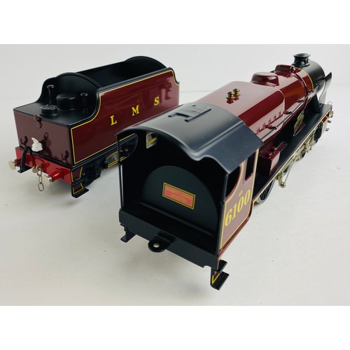 2057 - Bassett Lowke O Gauge BL99016 Royal Scot 6100 LMS Crimson Boxed. P&P Group 2 (£18+VAT for the first ... 