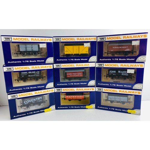 2068 - 9x Dapol OO Gauge Freight Wagons - Including some Limited Edition All Boxed P&P Group 2 (£18+VAT for... 