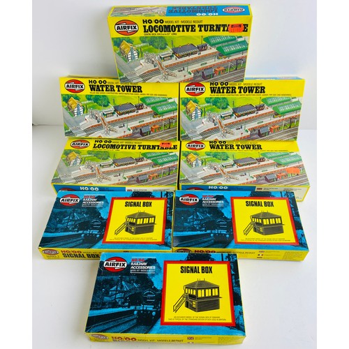 2080 - 8x Airfix OO Gauge Building Kits  Boxed - Contents Unchecked P&P Group 2 (£18+VAT for the first lot ... 