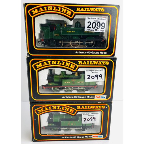 2099 - 3x Mainline OO Gauge Tank Locomotives Boxed P&P Group 1 (£14+VAT for the first lot and £1+VAT for su... 