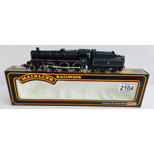 2104 - Mainline OO Gauge Class 4 BR Black Locomotive Boxed P&P Group 1 (£14+VAT for the first lot and £1+VA... 