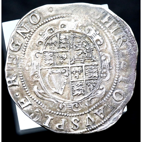 1163 - c1630 King Charles 1st Stuart hammered silver half crown with strong portrait. P&P Group 1 (£14+VAT ... 