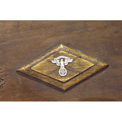 1233 - WWII German N.S.K.K memento box. P&P Group 2 (£18+VAT for the first lot and £3+VAT for subsequent lo... 