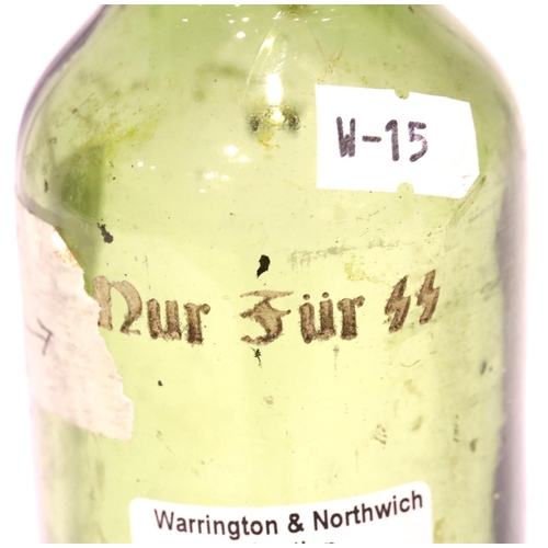 1246 - WWII Waffen SS Nur Fur SS, Only for SS beer bottle. P&P Group 1 (£14+VAT for the first lot and £1+VA... 