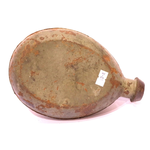 1248 - WWI Trench Art painted Imperial German water bottle. PP&P Group 2 (£18+VAT for the first lot and £3+... 