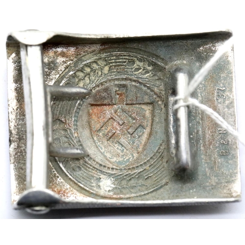 1281 - WWII free French trophy buckle, made from a German RAD buckle. P&P Group 1 (£14+VAT for the first lo... 