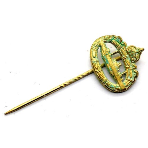 1283 - WWI Imperial German Kaiserliche U-Boat crew lapel pin. P&P Group 1 (£14+VAT for the first lot and £1... 