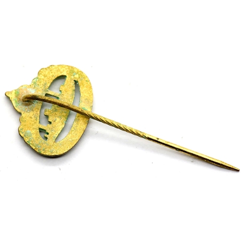 1283 - WWI Imperial German Kaiserliche U-Boat crew lapel pin. P&P Group 1 (£14+VAT for the first lot and £1... 