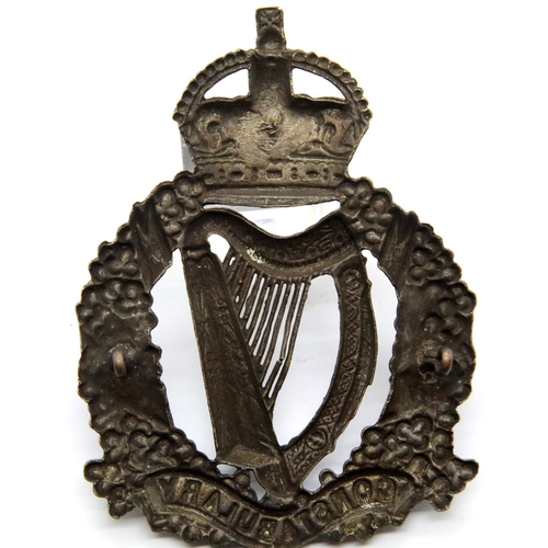 1297 - Royal Irish Constabulary pressed metal helmet plate, unused. P&P Group 1 (£14+VAT for the first lot ... 