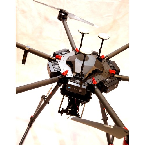 1592 - dji Matrice 600 Pro drone fitted with a Zenmuse X3 gimbal camera, with 6 x TB47X batteries, 2 x GL85... 