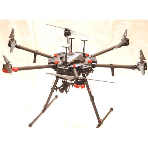 1592 - dji Matrice 600 Pro drone fitted with a Zenmuse X3 gimbal camera, with 6 x TB47X batteries, 2 x GL85... 