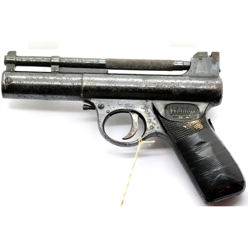 1391 - Webley and Scott .177 MK1 air pistol. P&P Group 1 (£14+VAT for the first lot and £1+VAT for subseque... 