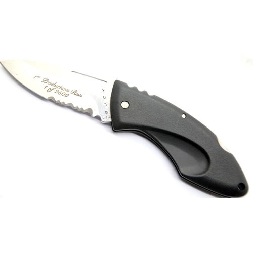 1397A - Buck USA first production knife, run 1 of 2500. P&P Group 1 (£14+VAT for the first lot and £1+VAT fo... 