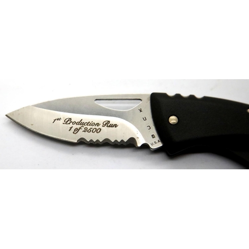 1397A - Buck USA first production knife, run 1 of 2500. P&P Group 1 (£14+VAT for the first lot and £1+VAT fo... 