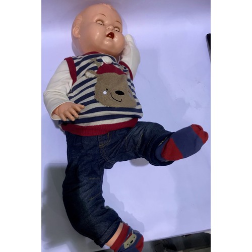 2308 - Kader mid century plastic life size doll,  P&P Group 3 (£25+VAT for the first lot and £5+VAT for sub... 