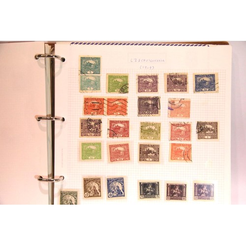 1136A - Album of Belize, Indonesia and Czechoslovakia stamps. P&P Group 2 (£18+VAT for the first lot and £3+... 