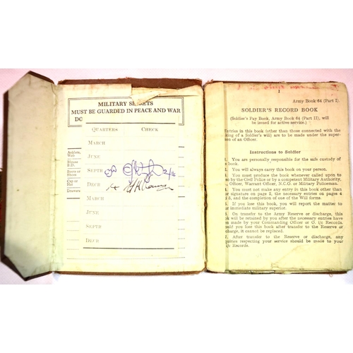 3046 - British Post War Soldiers Pay Book, named to 22879801 Denis George Louis, with shoulder title to the... 