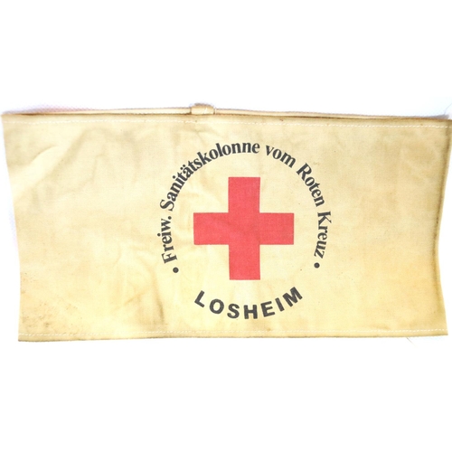 3083 - Imperial German WWI type medic's armband. P&P Group 1 (£14+VAT for the first lot and £1+VAT for subs... 