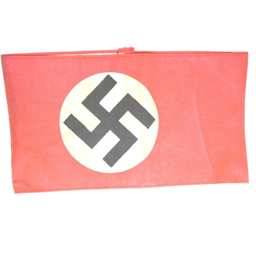 3093 - German Third Reich type NSDAP party armband. P&P Group 1 (£14+VAT for the first lot and £1+VAT for s... 