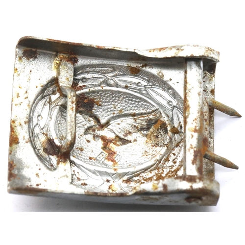 3117 - German WWII type Luftwaffe belt buckle. P&P Group 1 (£14+VAT for the first lot and £1+VAT for subseq... 