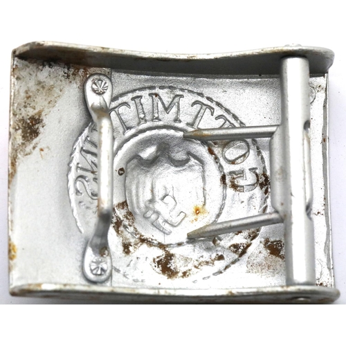 3124 - German WWII type Wehrmacht belt buckle. P&P Group 1 (£14+VAT for the first lot and £1+VAT for subseq... 