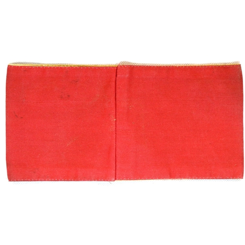 3134 - French WWII type Fascist armband. P&P Group 1 (£14+VAT for the first lot and £1+VAT for subsequent l... 