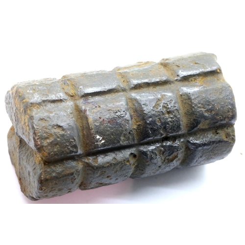 3183 - British WWI relic Battye grenade shell, c.1915. P&P Group 1 (£14+VAT for the first lot and £1+VAT fo... 